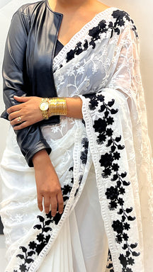Alva Nostalgia Floral Saree