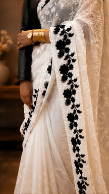 Alva Nostalgia Floral Saree
