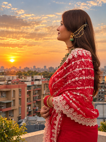 Chrimson Charm Saree
