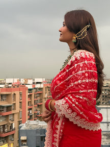 Chrimson Charm Saree