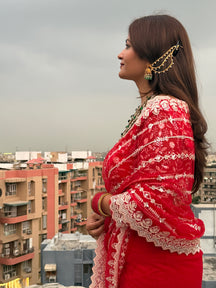 Chrimson Charm Saree