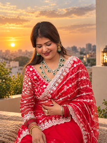 Chrimson Charm Saree