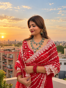 Chrimson Charm Saree