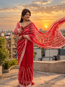 Chrimson Charm Saree