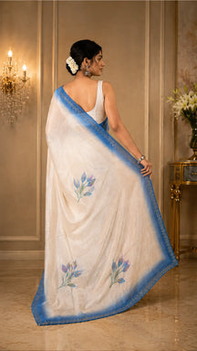 Ivory Royale Neelambari Saree