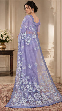Lavender Luxe Saree