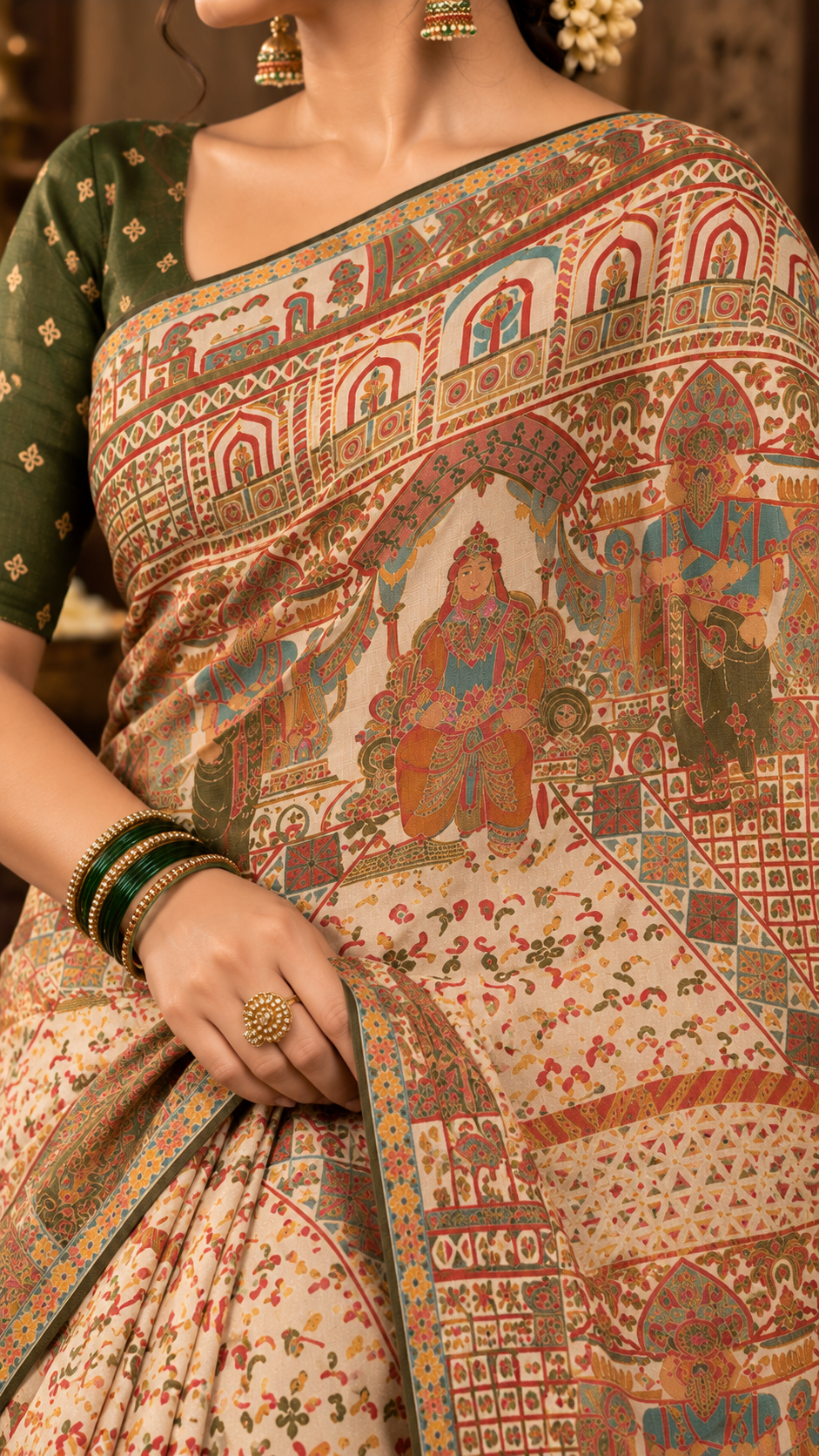 Pichwai Royal Heritage saree