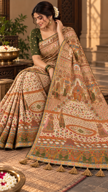 Pichwai Royal Heritage saree