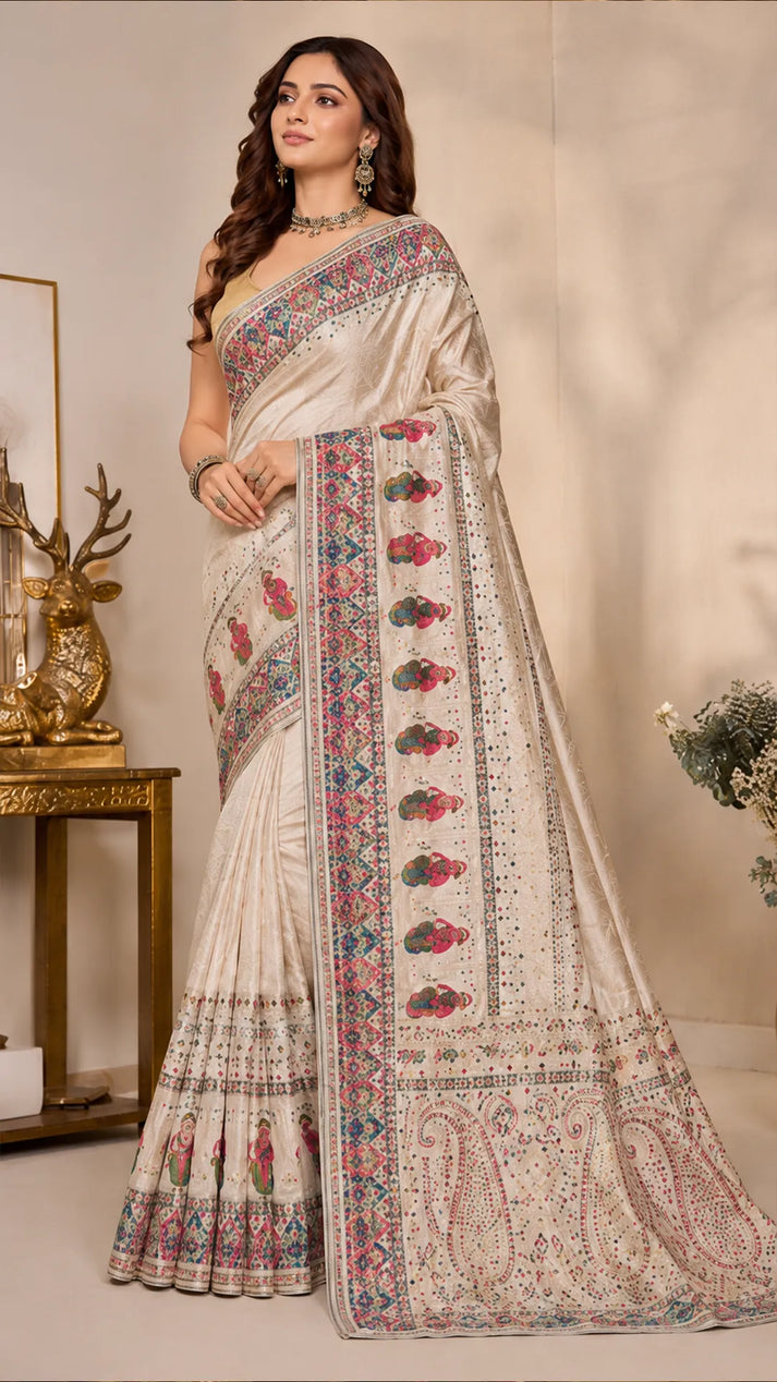 Rajhans Chitrakaari Saree