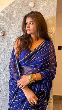 Royal Midnight Lustre Saree