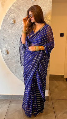 Royal Midnight Lustre Saree