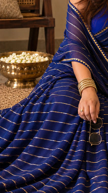 Royal Midnight Lustre Saree