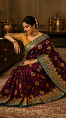 Royal Drape Duo Neelambari Saree