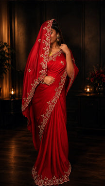 Shahi Scarlet Saree