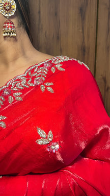 Shahi Scarlet Saree