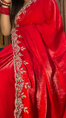 Shahi Scarlet Saree