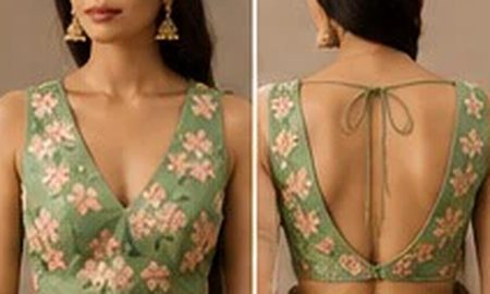 Plunge neckline