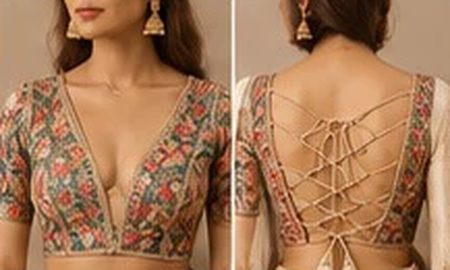 High plunging neckline